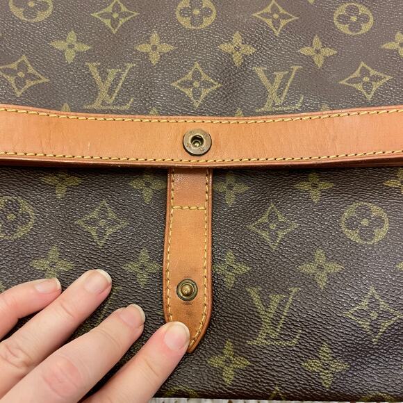 Louis Vuitton Priant Monogram LV Clutch Foldover Oversized Business Pochette - Picture 11 of 16